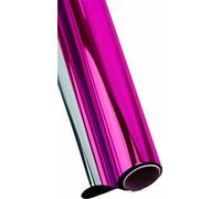 Kadisa Bobina Polipropileno Rollo Celofán Metalizado Alto Brillo 70cmX50m (FUCSIA METALIZADA)