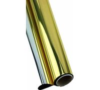 Kadisa Bobina Polipropileno Rollo Celofán Metalizado Alto Brillo 70cmX50m (ORO METALIZADA)