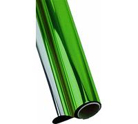 Kadisa Bobina Polipropileno Rollo Celofán Metalizado Alto Brillo 70cmX50m (VERDE METALIZADA)