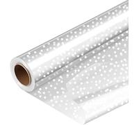 Kadisa® Bobina Polipropileno Rollo Celofán Puntos Blancos Alto Brillo 70cmX50m