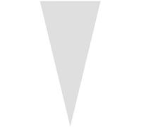 KADISA BOLSA CONO CELOFAN 30X60CM CRISTAL TRANSPARENTE 100U PARA CELEBRACIONES, CUMPLEAÑOS, BODAS, COMUNIONES, DETALLES, REGALOS, FIESTAS, MESAS DULCES, PASTELERÍA