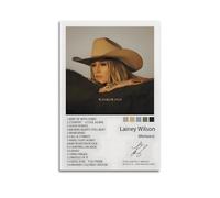 KADRTEBC Lainey Wilson - Póster de cantante en lienzo para decoración de pared, sala de estar, dormitorio familiar, 30 x 45 cm, estilo sin marco