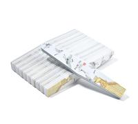KADS 10 limas de uñas de grano 180/220, lavables, profesionales, reutilizables, herramientas de peinado de uñas de doble cara para uso doméstico y salón de belleza (grúa voladora)