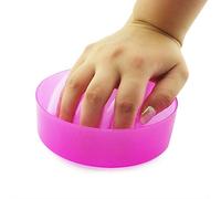 KADS Bandeja Para Cuidado la mano o Quitar el Esmalte de Uñas cuenco de manicura remoja dedos rosa cuidado de uñas