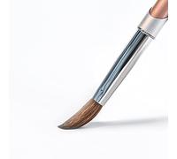 KADS Kolinsky Cepillo acrílico de sable, cepillo de uñas para aplicaciones acrílicas, cabeza redonda, cepillo para decoración de uñas, herramienta de manicura (8#)