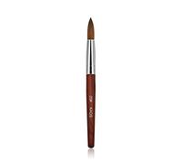 KADS Kolinsky Sable - Cepillo de uñas acrílico para uñas de madera roja para herramienta de manicura (12,14,16 # 20 #)
