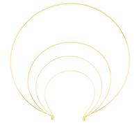 KADSXIYA Aro para el cabello sagrado de cuatro capas para mujer, materiales de bricolaje, base de soporte para el cabello