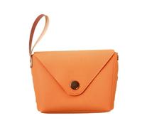 KADSXIYA Bolsa de cambio de monedas de piel sintética, mini monedero, monedero, pequeña bolsa de almacenamiento de regalo, Naranja
