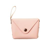 KADSXIYA Bolsa de cambio de monedas de piel sintética, mini monedero, monedero, pequeña bolsa de almacenamiento de regalo, Rosa claro
