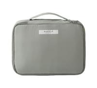 KADSXIYA Bolsa de cosméticos de gran capacidad, impermeable, para mujer, organizador de maquillaje, Verde, L