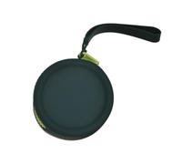 KADSXIYA Bonito monedero redondo de silicona con cremallera para auriculares, Azul profundo