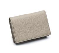 KADSXIYA Cartera corta de cuero para hombre, monedero, tarjetero, billetera plegable para hombre, Gris