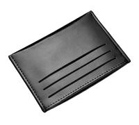 KADSXIYA Cartera de bolsillo para tarjetas de moda, portatarjetas bancarias, portatarjetas, Negro -