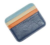 KADSXIYA Cartera de piel de gran capacidad con bolsillo frontal para tarjetas de crédito, cartera delgada, Juvenil y colorfu