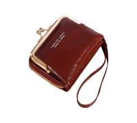 KADSXIYA Cartera para mujer y niña, con múltiples ranuras para tarjetas de crédito, Borgoña