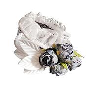 KADSXIYA Cordones plisados para mujer, para la cabeza, con flores, adornos de maquillaje, ropa de pelo para fiesta