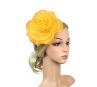 KADSXIYA Diadema de gran tamaño con forma de flor antideslizante para niñas y fiestas de baile