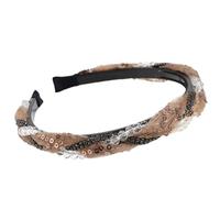 KADSXIYA Diadema de malla de encaje de estilo francés, elegante, herramienta de forma de pelo para fiesta de baile
