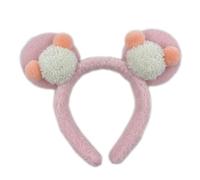 KADSXIYA Diadema de oso de peluche con dibujos animados, diadema de oso esponjoso