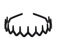 KADSXIYA Diadema de plástico ondulado con dientes antideslizantes en zigzag para mujeres y niñas