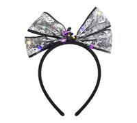 KADSXIYA Diadema espeluznante con lazo para el pelo para adolescentes, festival de música, Halloween, fiesta