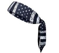 KADSXIYA Diadema unisex deportiva con bolsillo con banderas de Estados Unidos, banderas, bandana, pañuelo para el pelo