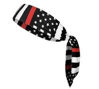 KADSXIYA Diadema unisex deportiva con bolsillo con banderas de Estados Unidos, banderas, bandana, pañuelo para el pelo