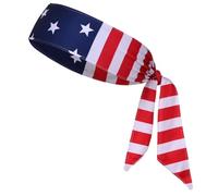 KADSXIYA Diadema unisex deportiva con bolsillo con banderas de Estados Unidos, banderas, bandana, pañuelo para el pelo
