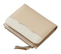 KADSXIYA Elegante cartera de piel sintética para mujer con bolsa de cambio de bloqueo, Amarillo