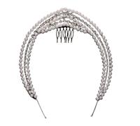 KADSXIYA Elegante diadema de cristal, accesorio para el cabello para novia, boda, reina