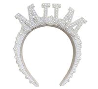 KADSXIYA Full Pearls - Diadema para el pelo de nueva mamá, decoración de fiesta de baby shower