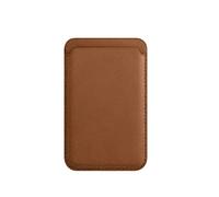 KADSXIYA Funda magnética portátil para tarjetas de crédito para la parte trasera del teléfono, Marrón