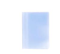 KADSXIYA Funda transparente de plástico PVC para tarjetas de crédito y identificación, organizador