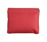 KADSXIYA Funda unisex de piel sintética para guardar tarjetas, monedero, se adapta a bolsillo o bolso, Rojo -