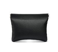 KADSXIYA Funda unisex de piel sintética para guardar tarjetas, monedero, se adapta a bolsillo o bolso, Negro -