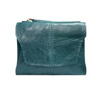 KADSXIYA Moderna cartera de piel sintética con monedero Bokcing, práctico tarjetero para hombre, Azul