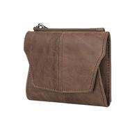 KADSXIYA Moderna cartera de piel sintética con monedero Bokcing, práctico tarjetero para hombre, Café