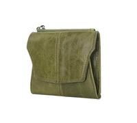 KADSXIYA Moderna cartera de piel sintética con monedero Bokcing, práctico tarjetero para hombre, Verde