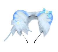 KADSXIYA Orejas de oso de piel sintética con orejas de animal, para fiesta nocturna, anime, Lolita