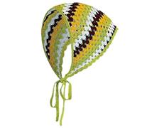 KADSXIYA Pañuelo triangular de punto para la cabeza, turbante para el pelo, diadema floral