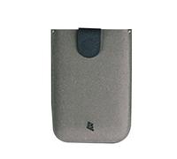 KADSXIYA Portatarjetas de identificación portátil y delgado para hombres y mujeres, protector de tarjetas, cartera degradada, tarjetas de visita para funda, Gris azul, New edition