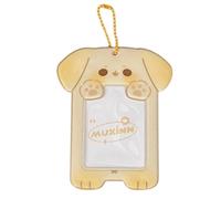 KADSXIYA Tarjetero con forma de animal de dibujos animados para tarjetas fotográficas, conveniente funda para tarjetas de autobús, Golden retriever