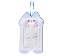 KADSXIYA Tarjetero con forma de animal de dibujos animados para tarjetas fotográficas, conveniente funda para tarjetas de autobús, Estilo miau miow