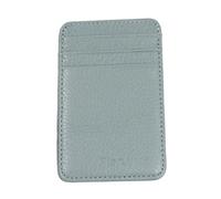 KADSXIYA Tarjetero multiranura de piel sintética con bolsillo para dinero en efectivo, Azul/claro