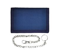 KADSXIYA Tarjetero triple delgado con múltiples ranuras para mujeres y hombres, Azul