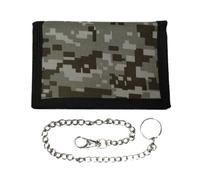 KADSXIYA Tarjetero triple delgado con múltiples ranuras para mujeres y hombres, Gris claro digital