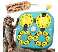 KADTC Dog Puzzle Toys Level 4 en 1 Advance Complicated for Smart Dogs Interactive Puzles para cachorros juguetes cerebro estimulación mental alimentación dispensador DE