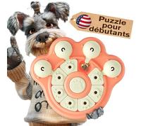 KADTC juguete rompecabezas perro principiante juego mental cachorro interactivo estimulación mental nivel 1 juegos rompecabezas comida distribuidor ES