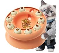 KADTC Marca y diseño del Reino Unido - Alimentador de rompecabezas para gatos de interior, rompecabezas de golosinas, cuenco lento de alimentos, juguetes de enriquecimiento para gatitos, estimulación