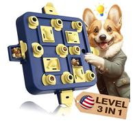 KADTC Puzle para perros juguete estimulación cerebral estimulación mental educación juguete cachorro tratar comedero masticador agresivo ES